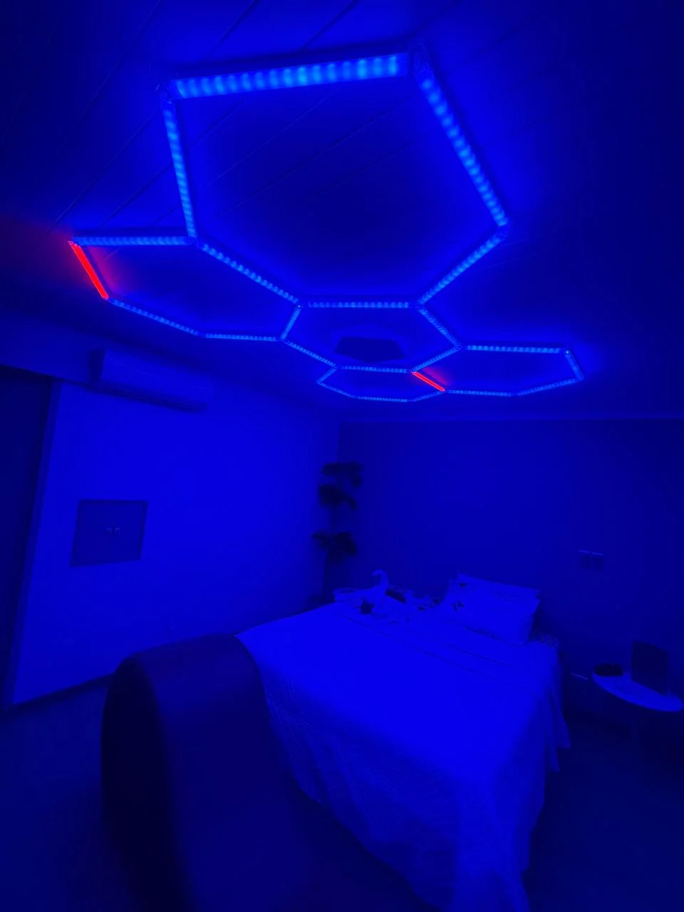 Iluminación azul
